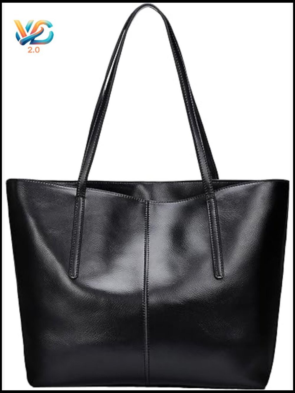 Large Genuine Leather Tote Bag Soft Shoulder Hobo Classic Work Travel